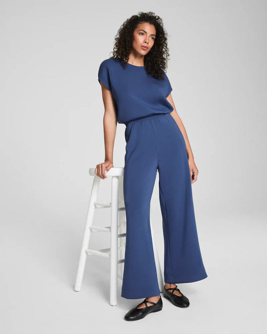 AirEssentials® Cap Sleeve Cinched Jumpsuit