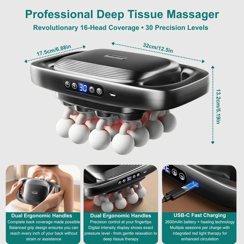 Head Deep Tissue Massager – Deep Relaxation & Muscle Recovery